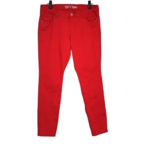 Old Navy Rockstar jeggings red size 12